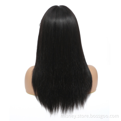 Straight Lace Front Wig HD T Lace Frontal Wig Transparent Lace Wigs Lace Front Human Hair Wigs For Women Misney